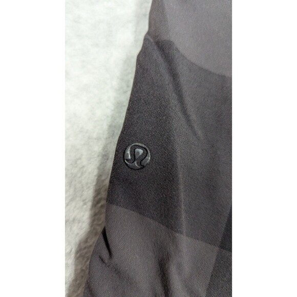 Lululemon Men‎ Shorts 34x10 Big Gingham Plaid Chino Preppy Casual Travel Comfort - Picture 6 of 13